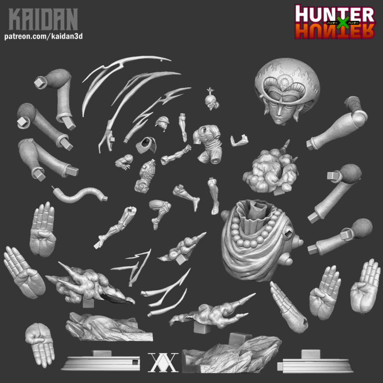 Netero vs Meruem Diorama - Hunter x Hunter - STL Files