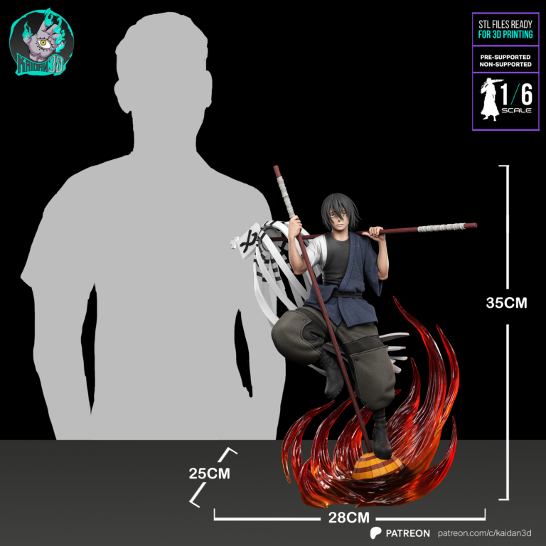 Benimaru Shinmon - Fire Force - STL Files - STL Forge