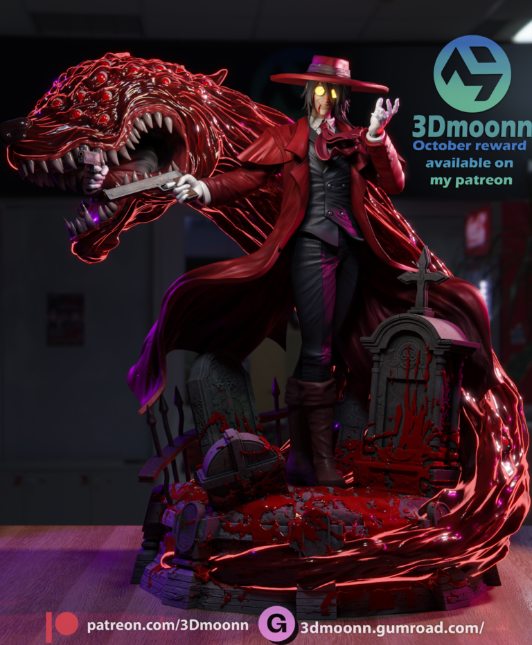 Alucard 2 + Extras - Hellsing - STL Files