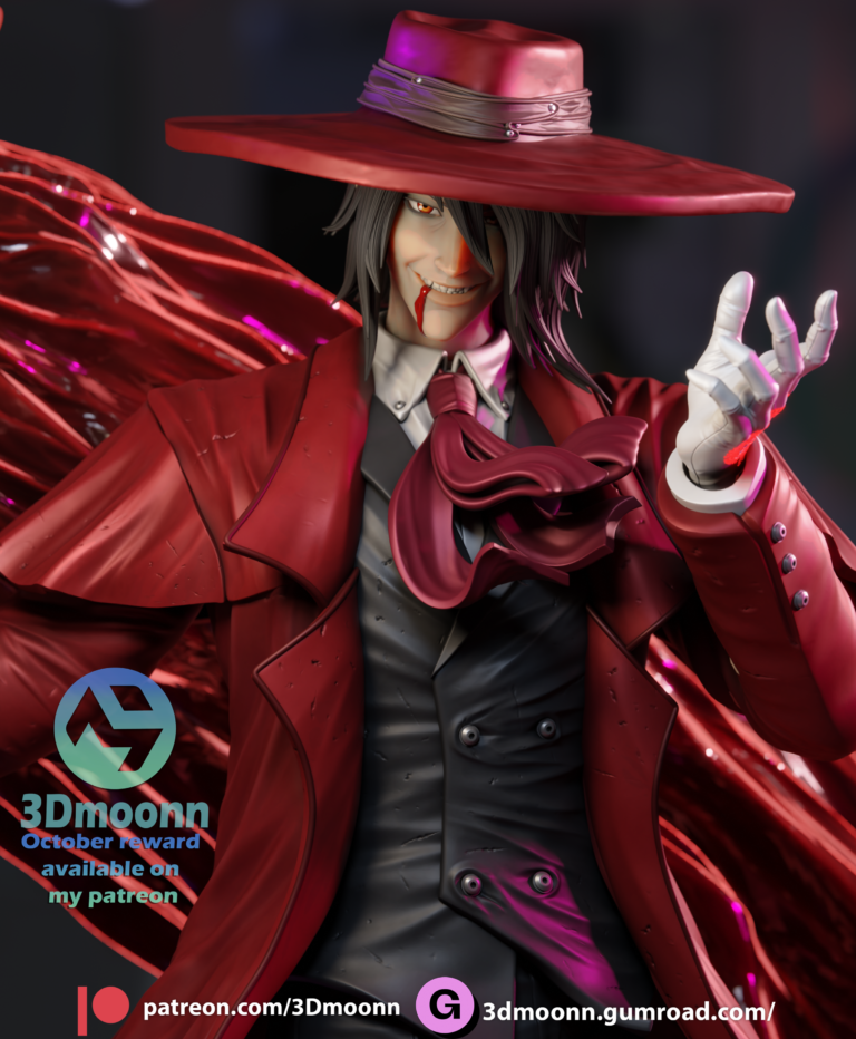 Alucard 2 + Extras - Hellsing - STL Files