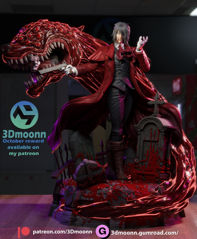 Alucard 2 + Extras - Hellsing - STL Files