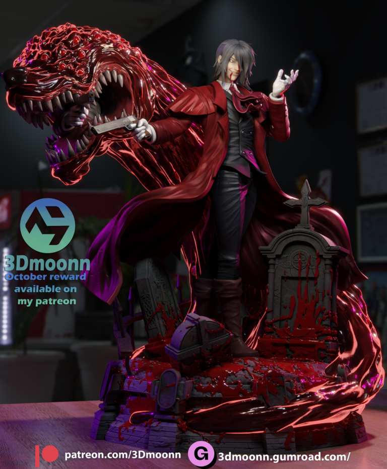 Alucard 2 + Extras - Hellsing - STL Files