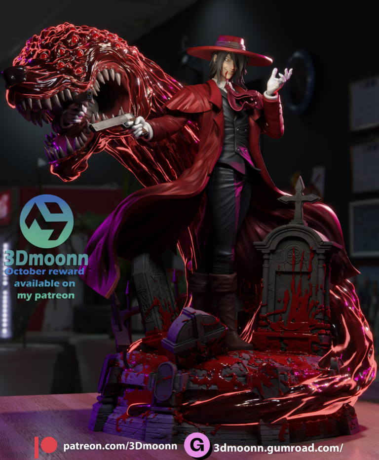 Alucard 2 + Extras - Hellsing - STL Files