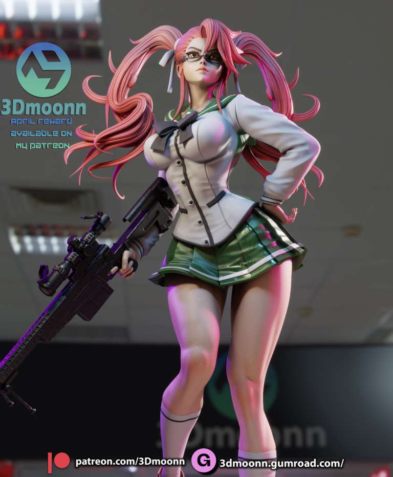 Saya Mitaki + NSFW + Extras - Highshool of the Dead - STL Files