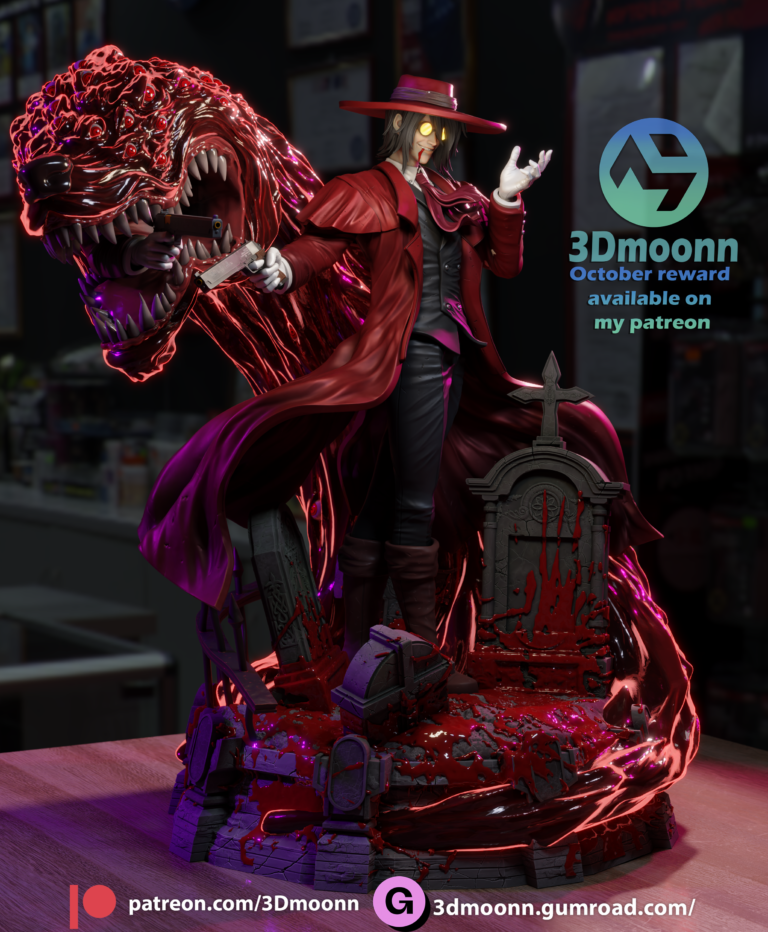 Alucard 2 + Extras - Hellsing - STL Files