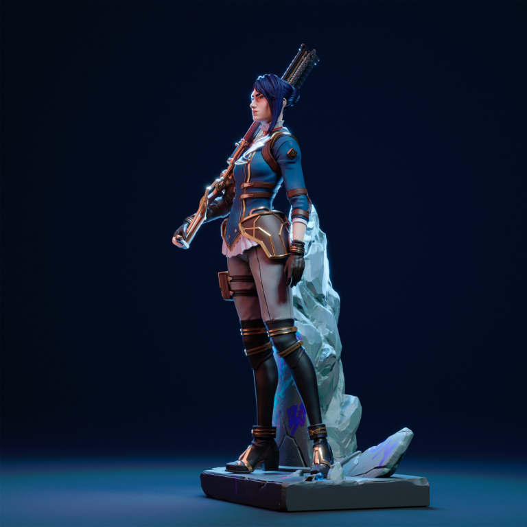 Caitlyn Kiramman 2 - League of Legends - STL Files