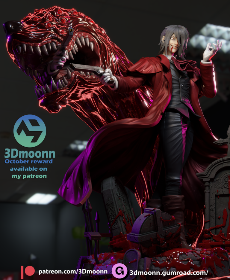 Alucard 2 + Extras - Hellsing - STL Files