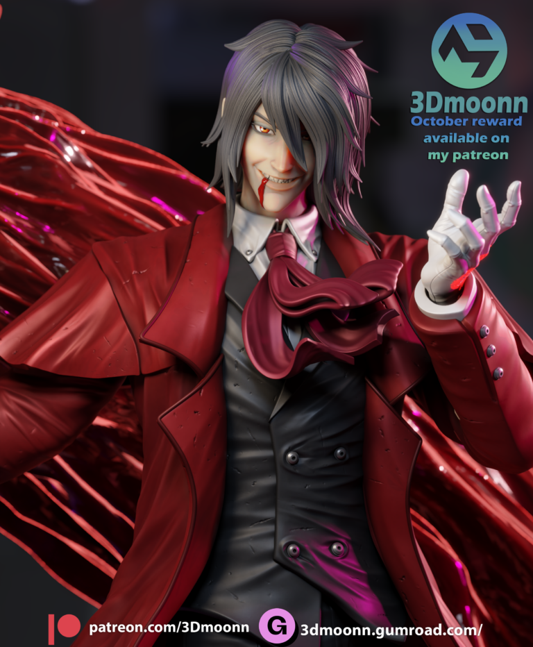 Alucard 2 + Extras - Hellsing - STL Files