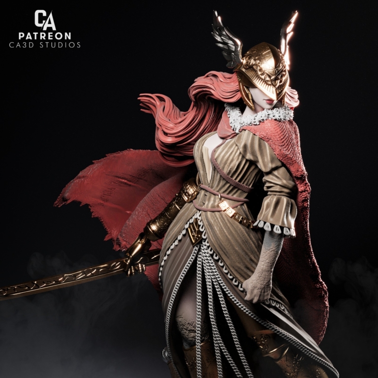 Malenia 3 - Elden Ring - STL Files - STL Forge