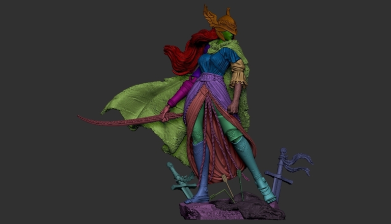 Malenia 3 - Elden Ring - STL Files - STL Forge