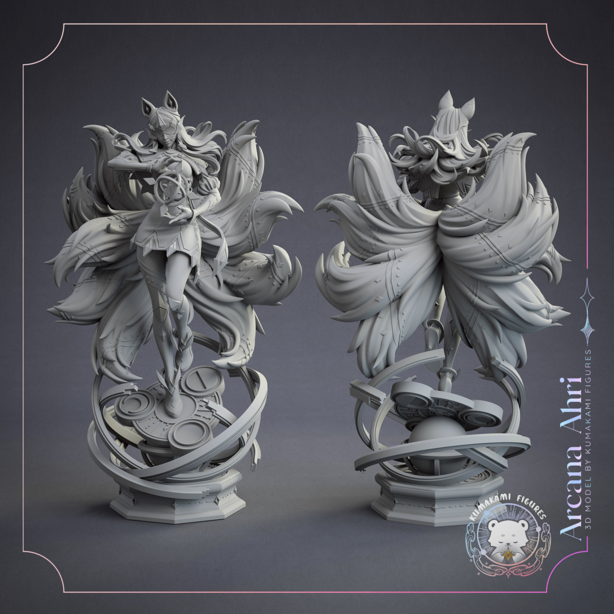 Arcana Ahri Full Front and Back