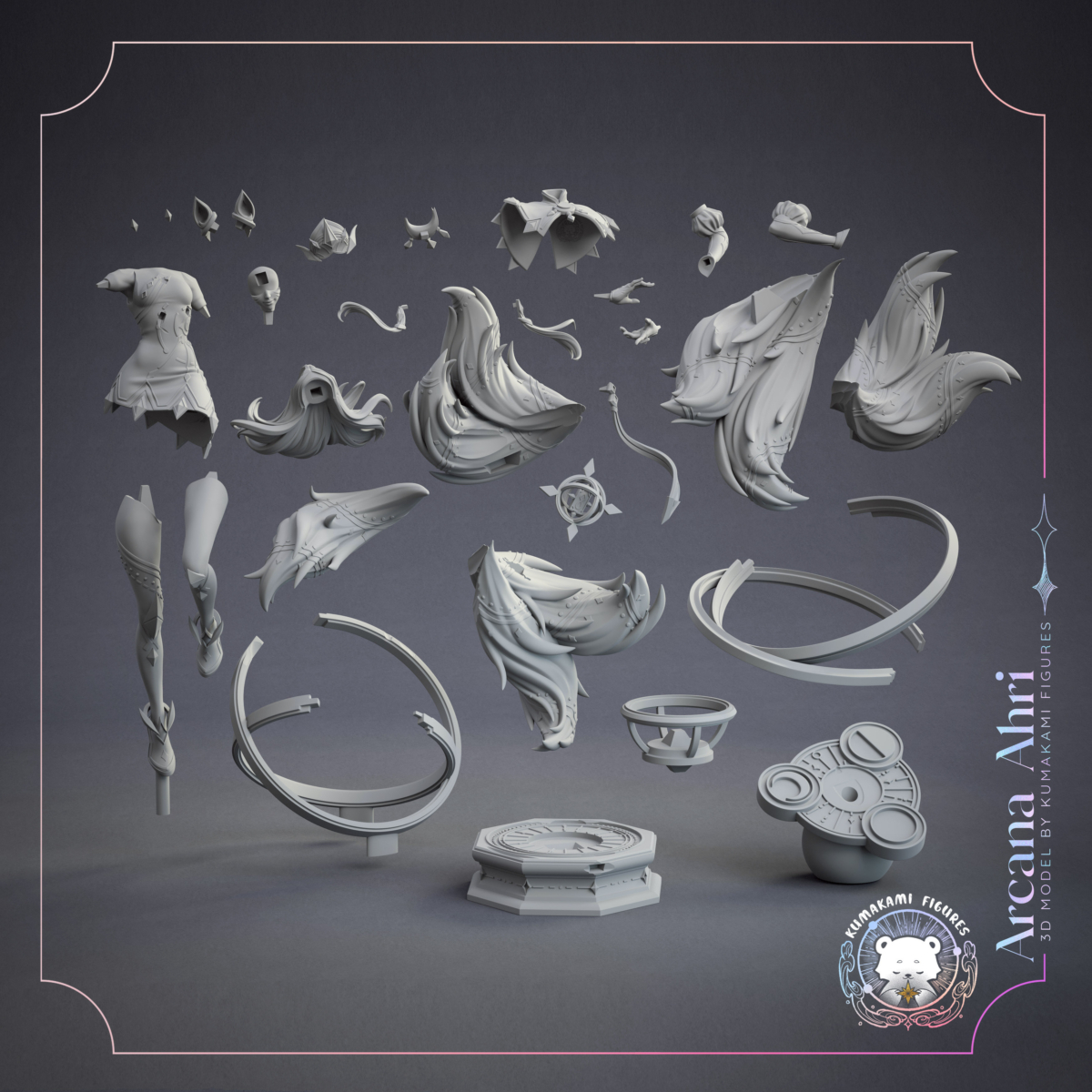 Arcana Ahri Parts