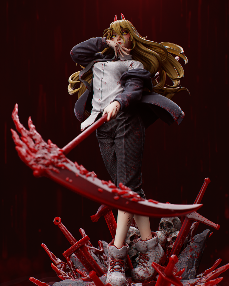 Power 3 - Chainsaw Man - STL Files - STL Forge