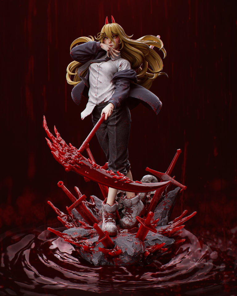 Power 3 - Chainsaw Man - STL Files - STL Forge