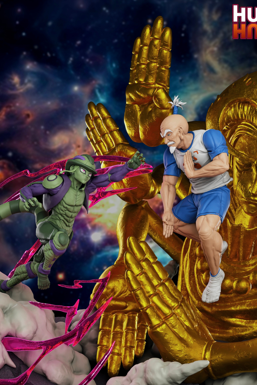 Netero vs Meruem Diorama