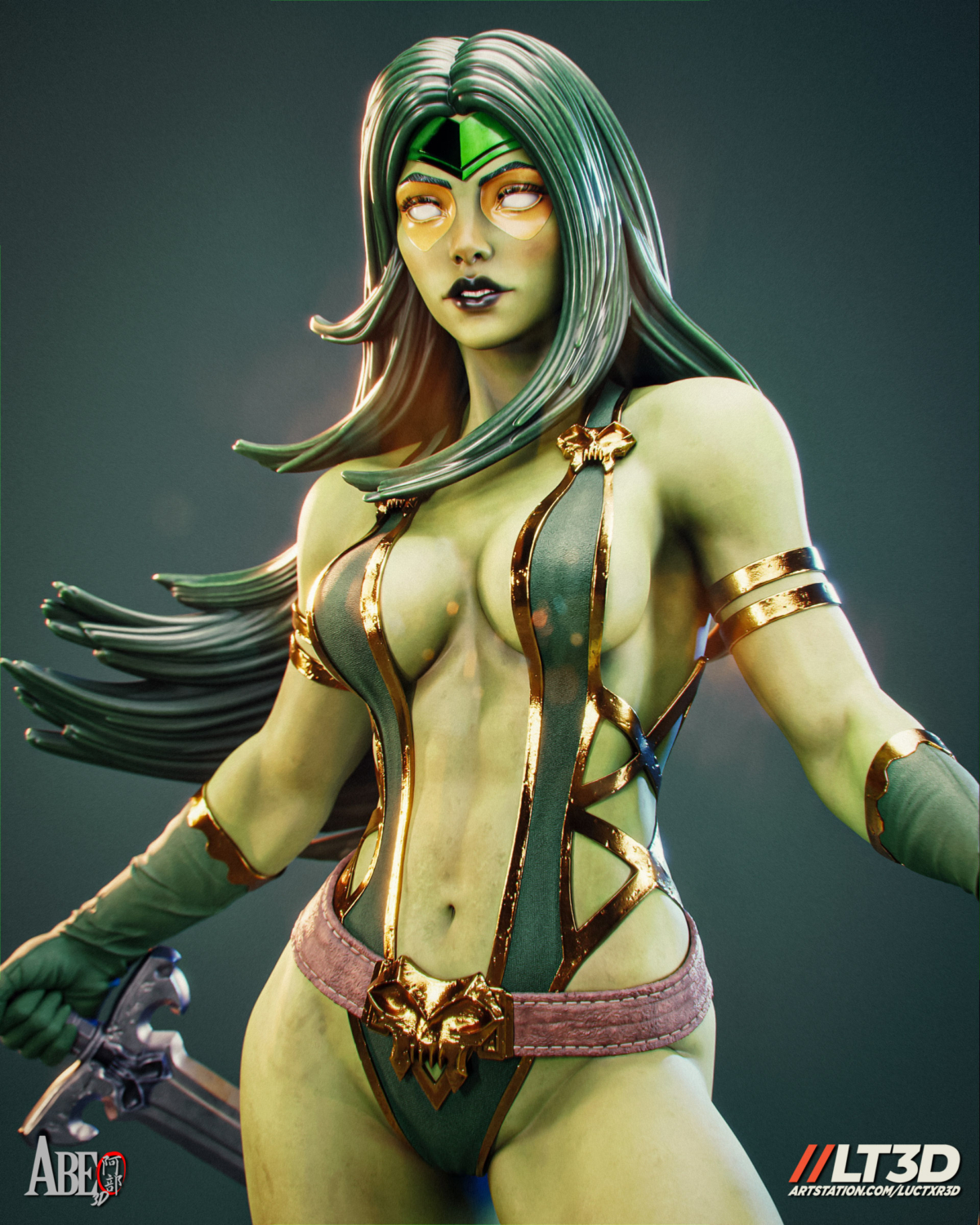 Gamora Closeup