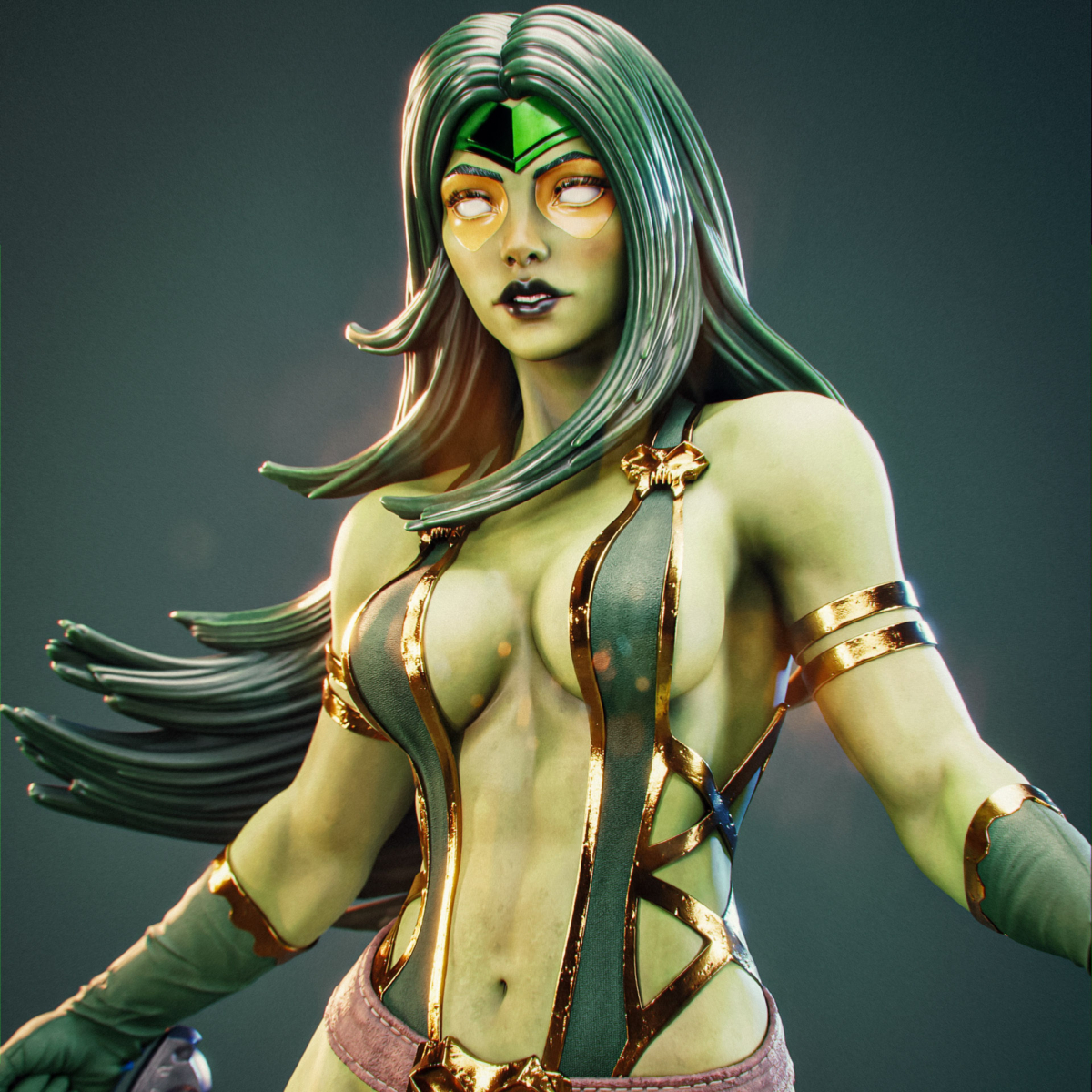 Gamora Close Up