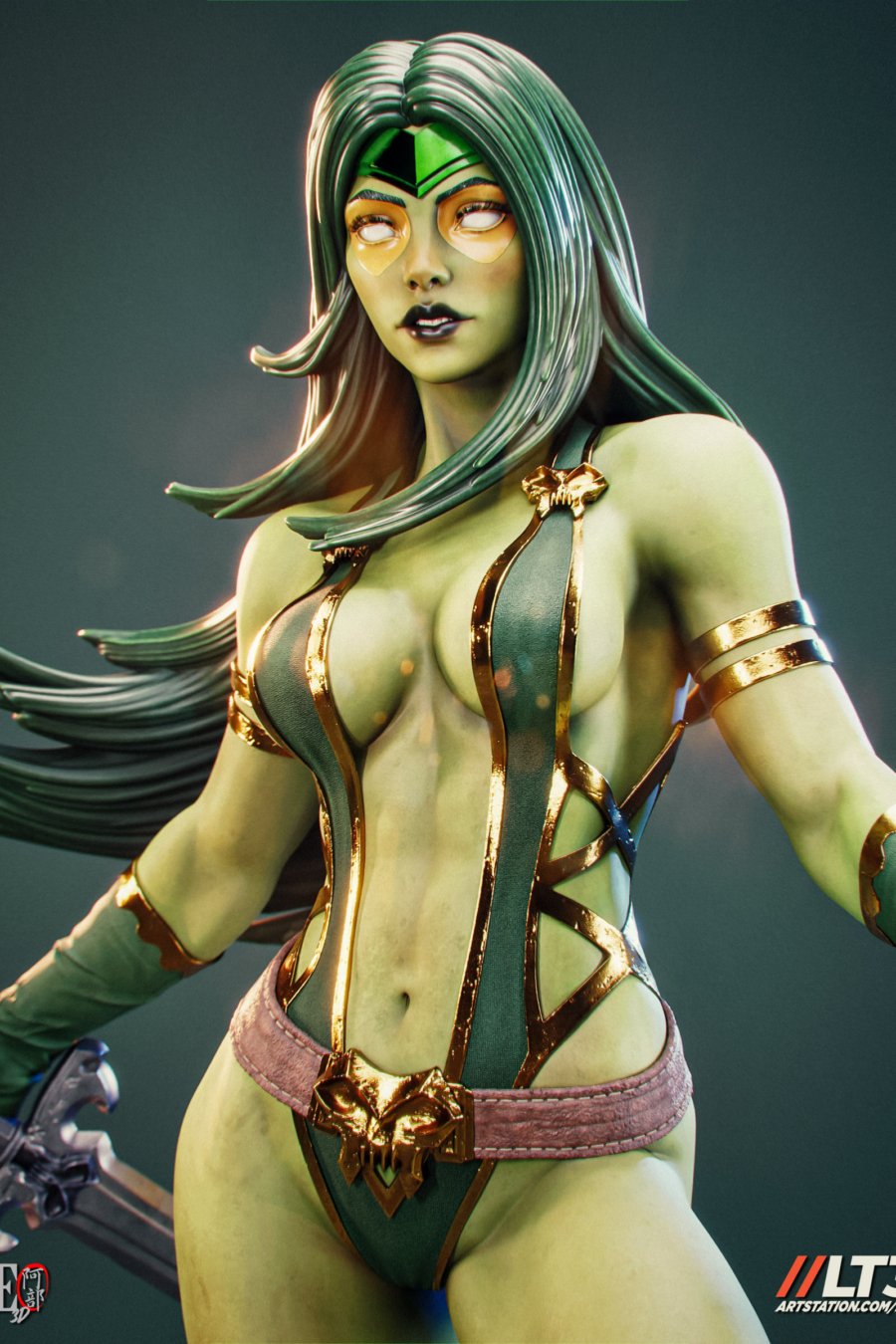 Gamora Closeup