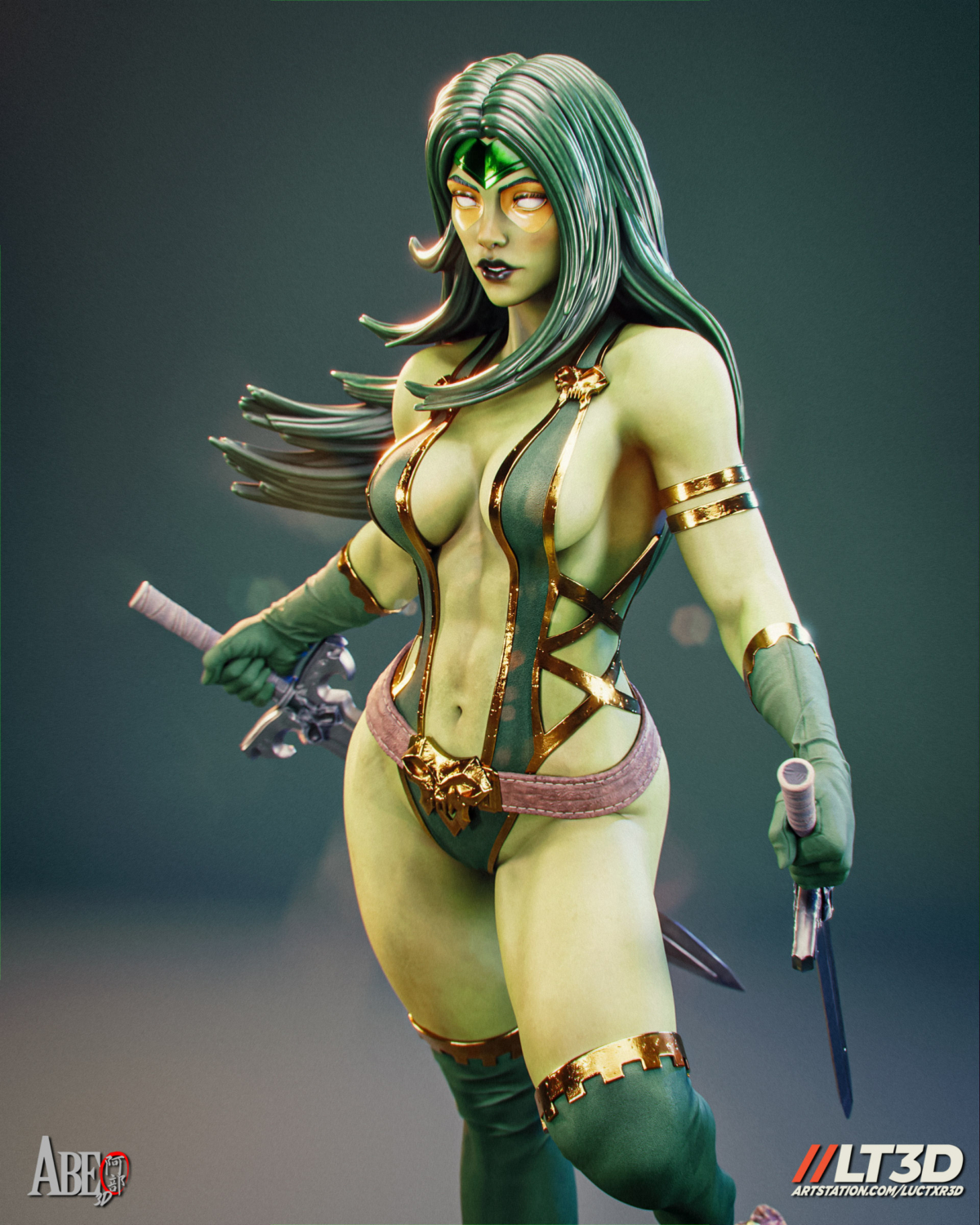 Gamora Close Up