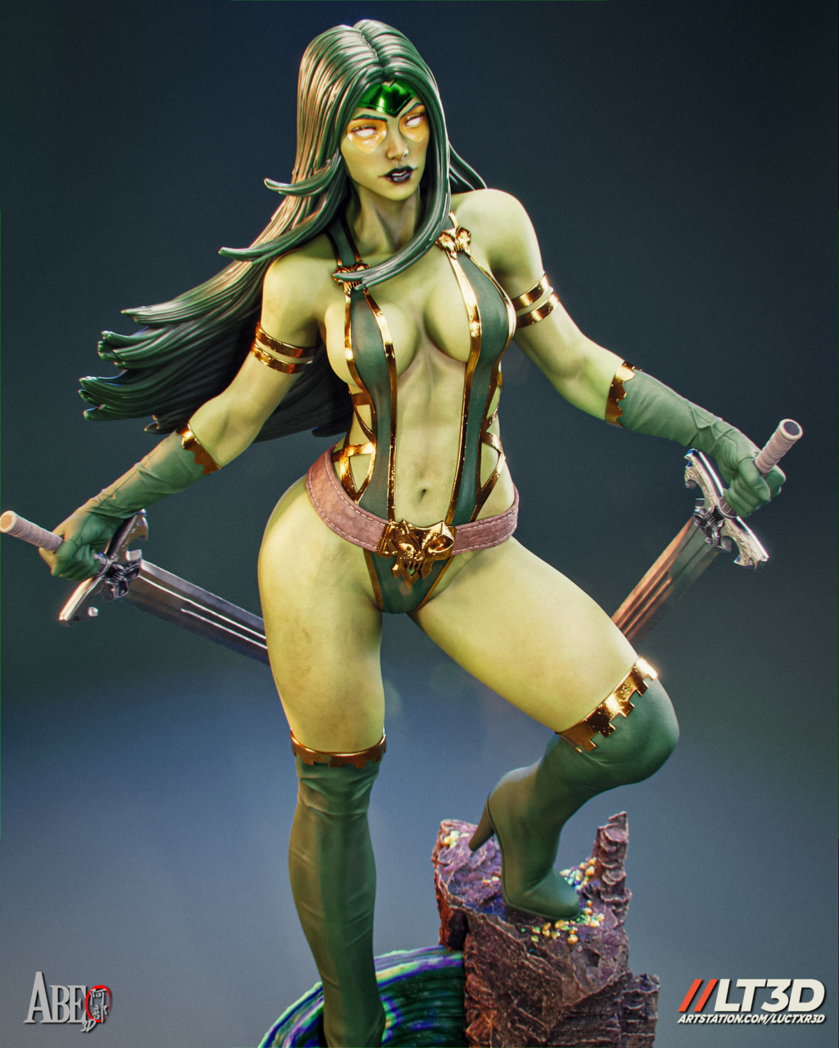 Gamora Close Up