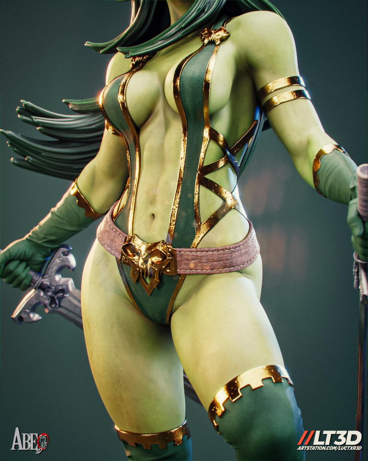 Gamora Close Up