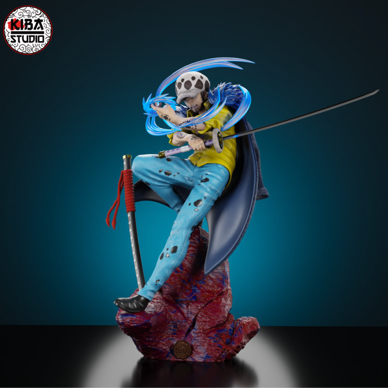 Luffy x Trafalgar x Eustass Diorama + Bases - One Piece - STL Files