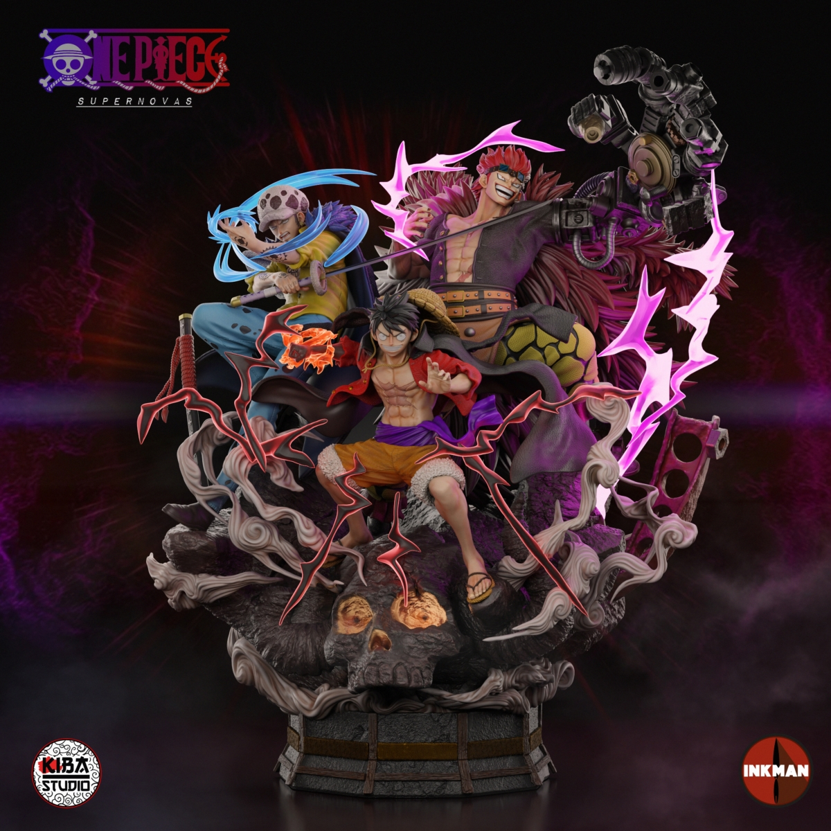 Luffy x Trafalgar x Eustass Diorama