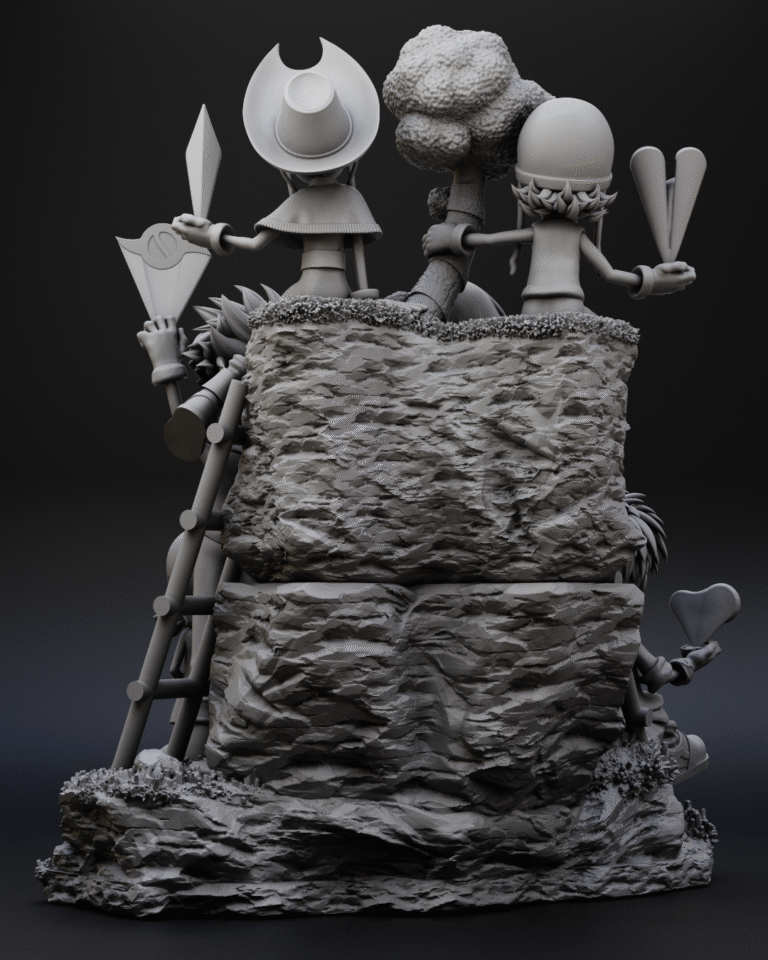 Digimon Diorama Resin Back