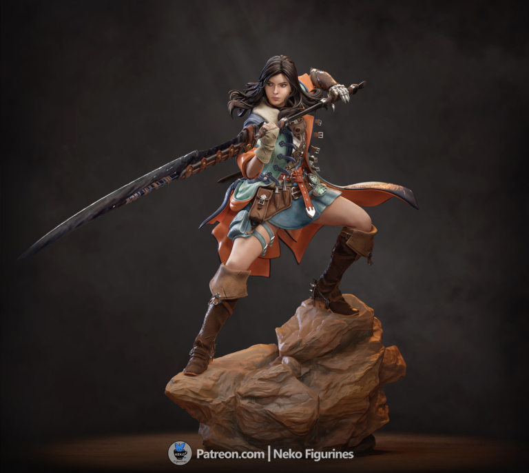 Female Hunter Full Body