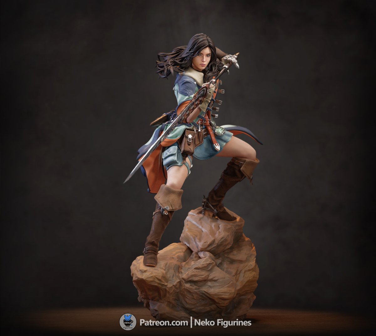 Female Hunter Full Body
