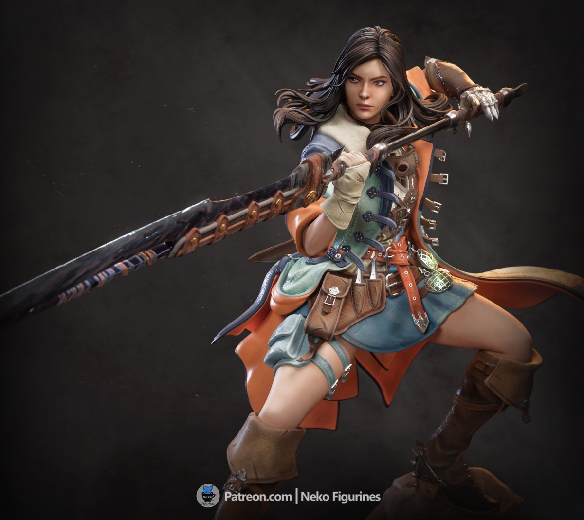 Female Hunter Full Body