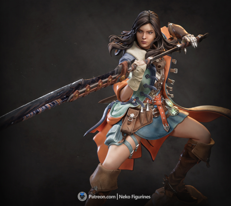 Female Hunter Full Body