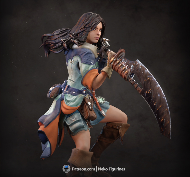 Female Hunter Full Body