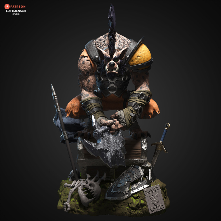 Hogger - Warcraft - STL Files - STL Forge