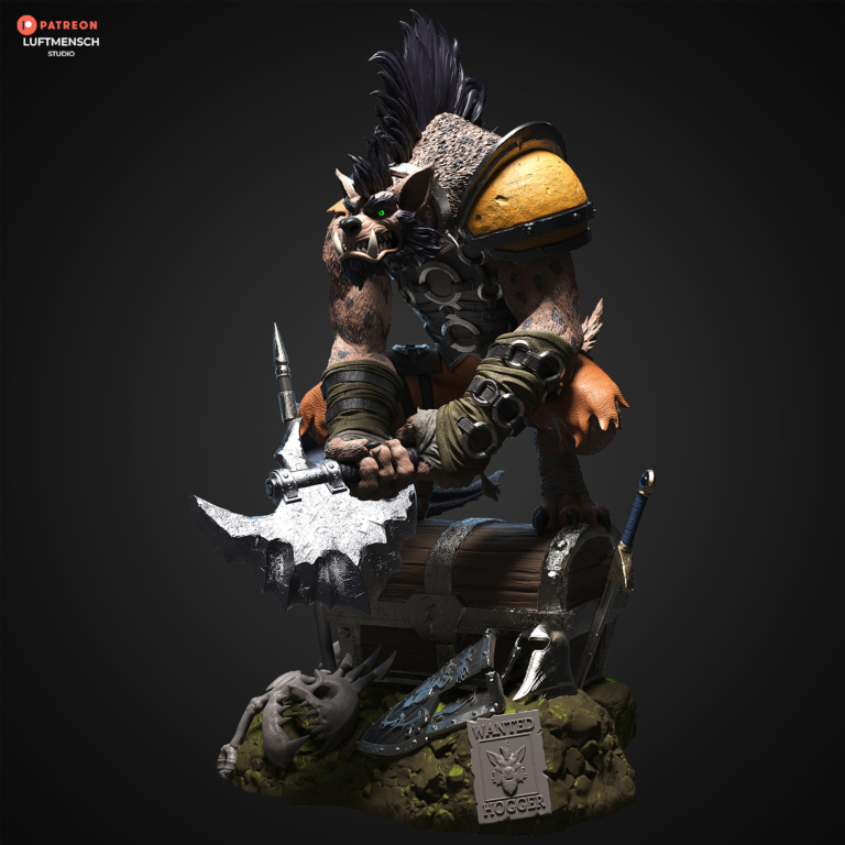 Hogger - Warcraft - STL Files - STL Forge
