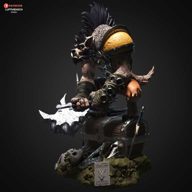 Hogger - Warcraft - STL Files - STL Forge