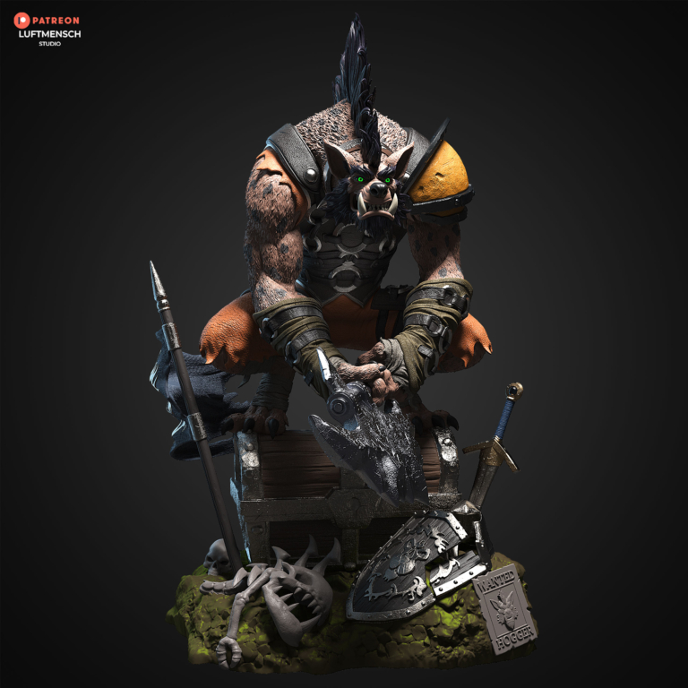 Hogger - Warcraft - STL Files - STL Forge