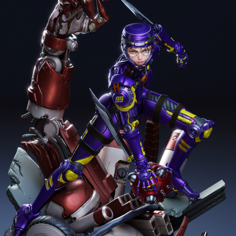 Alita STL + Motorball - Alita: Battle Angel