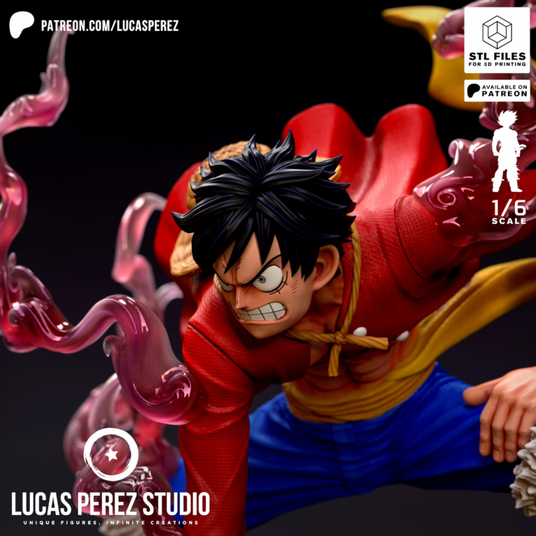 Luffy STL Gear 2 - One Piece