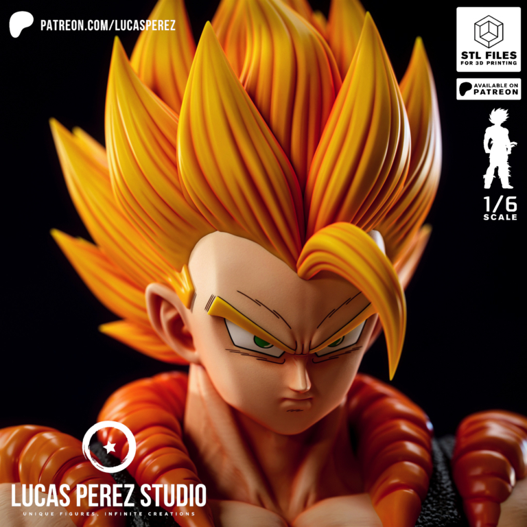 Gogeta STL - Dragon Ball