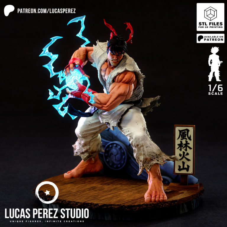 Ryu STL 2 - Street Fighter