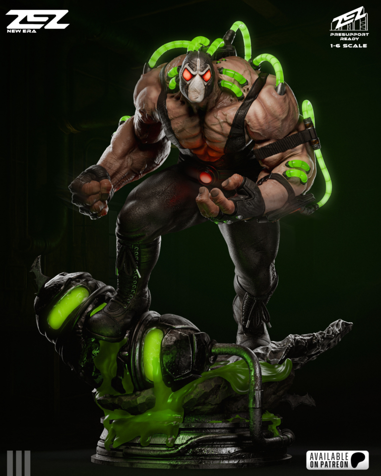 Bane STL + Bust + Extras - DC