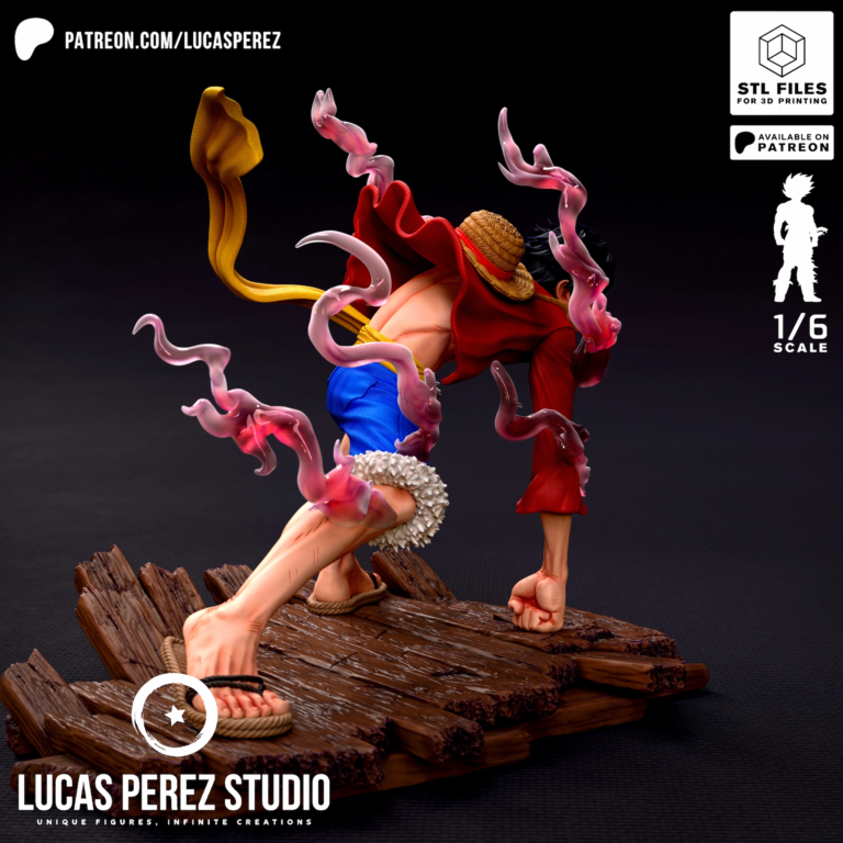 Luffy STL Gear 2 - One Piece