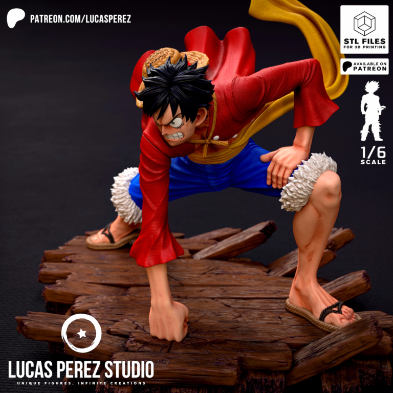 Luffy STL Gear 2 - One Piece