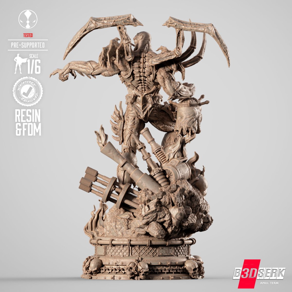 042925 B3DSERK Curse of Spawn Sculpt Image 002