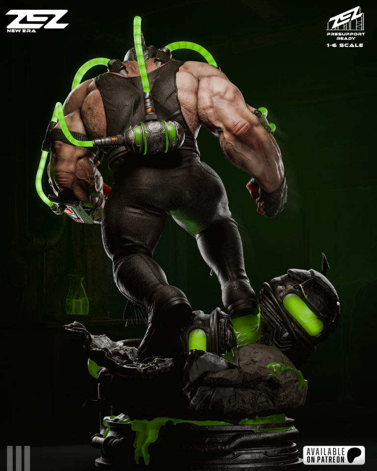 Bane STL + Bust + Extras - DC