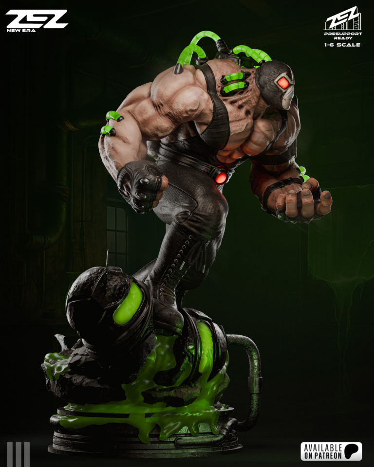 Bane STL + Bust + Extras - DC