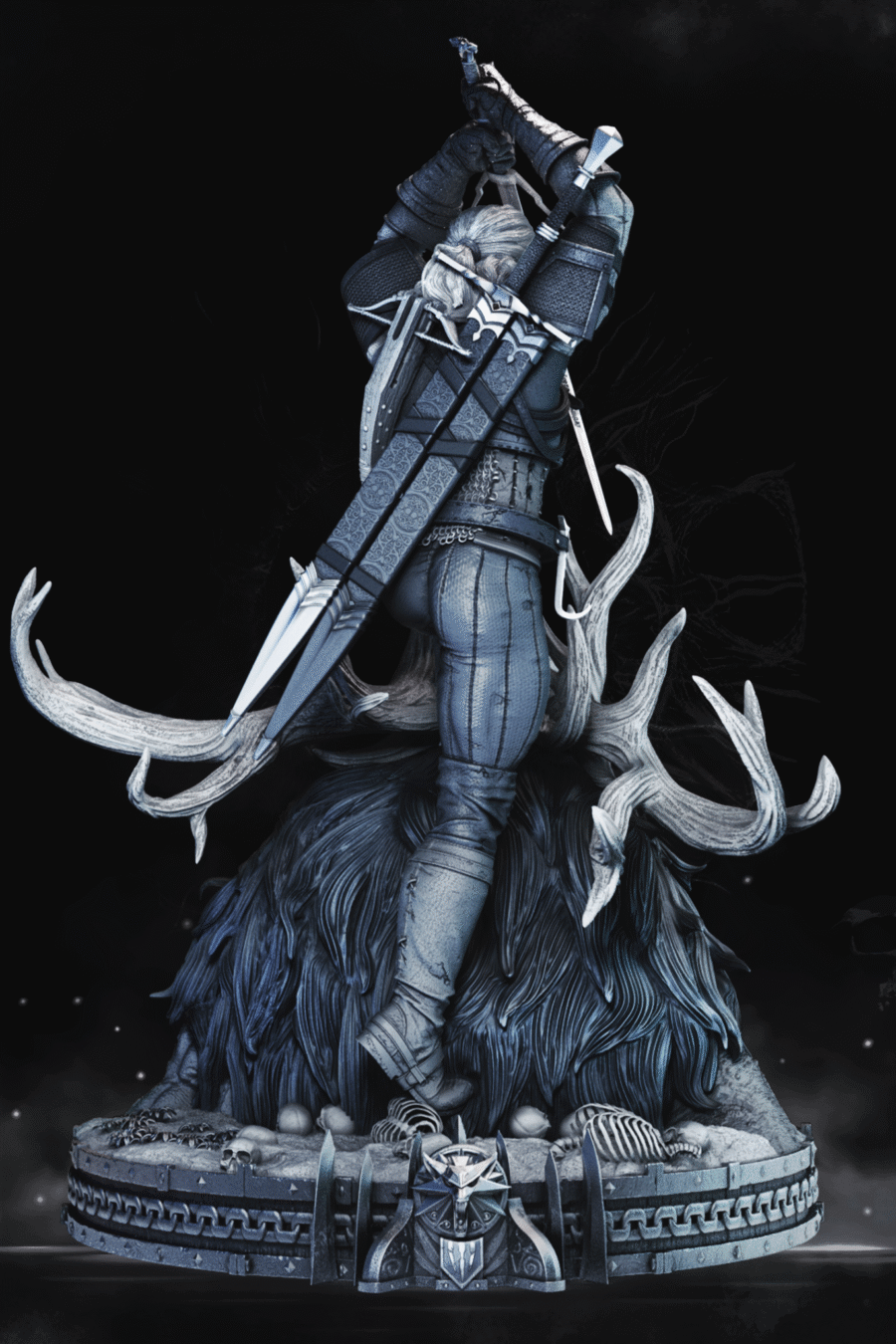 082123 Wicked Geralt Sculpture Image 005 scaled