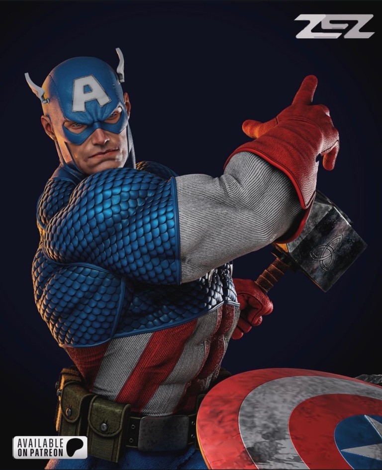 Captain America STL Cover