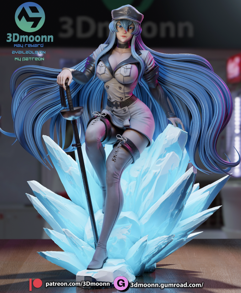 Esdeath STL 2 - Akame ga Kill